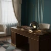 Настольная лампа Anvia Glass — цвет прозрачный, из материала метал, скло, стиль современный