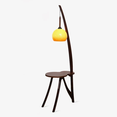 Підлоговий світильник Arc Wood Hanging