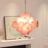 Люстра Aurelia Pink з муранського скла — люстри дизайнерські, колір рожевий, з матеріалу  метал, скло, стиль сучасний