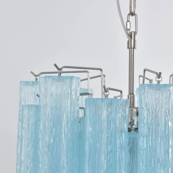 Люстра Azzura Murano — люстри дизайнерські, колір синій, з матеріалу  метал, скло, стиль сучасний