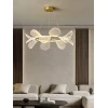 Люстра Bain Flying Flowers — цвет золото і прозрачный, из материала метал, акрил, стиль современный