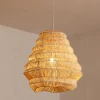 Підвісна лампа Bamboo Spiral — підвісний світильник, колір бамбук, з матеріалу метал, стиль модерн