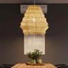 Підвісна лампа Bamboo Spiral — підвісний світильник, колір бамбук, з матеріалу метал, стиль модерн