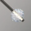 Настенный светильник Barletta Crystal — бра, цвет черный і прозрачный, из материала метал, залізо, стиль модерн