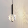 Настенный светильник Barletta Crystal — бра, цвет черный і прозрачный, из материала метал, залізо, стиль модерн