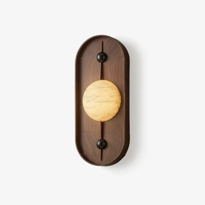 Настінний світильник Bezel Alabaster