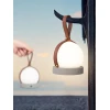 Настільна лампа Bola Lantern із вбудованим акумулятором — колір коричневий і сірий, з матеріалу залізо, пе, стиль сучасний