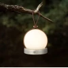 Настільна лампа Bola Lantern із вбудованим акумулятором — колір коричневий і сірий, з матеріалу залізо, пе, стиль сучасний