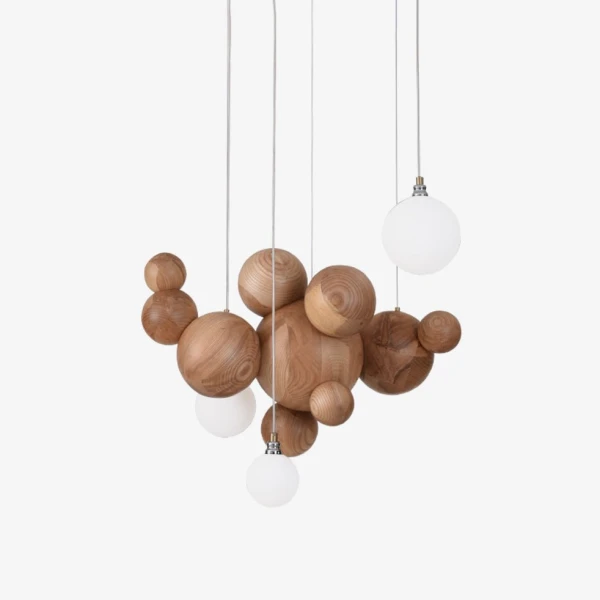 Люстра Bubble Wood Balls
