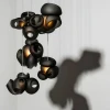 Подвесной светильник Bubbles Cluster — каскадный светильник, цвет белый і черный, из материала скло, сталь, стиль модерн