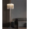 Торшер Cadena Tassel — цвет хром, из материала  метал, нержавіюча сталь, стиль современный
