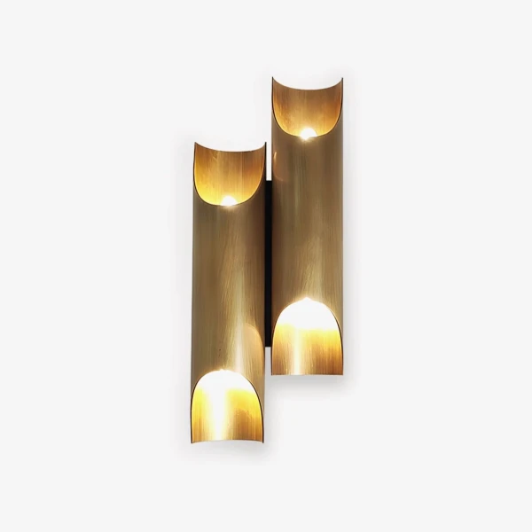 Настенный светильник Callahan Brass — бра, цвет латунь, стиль модерн