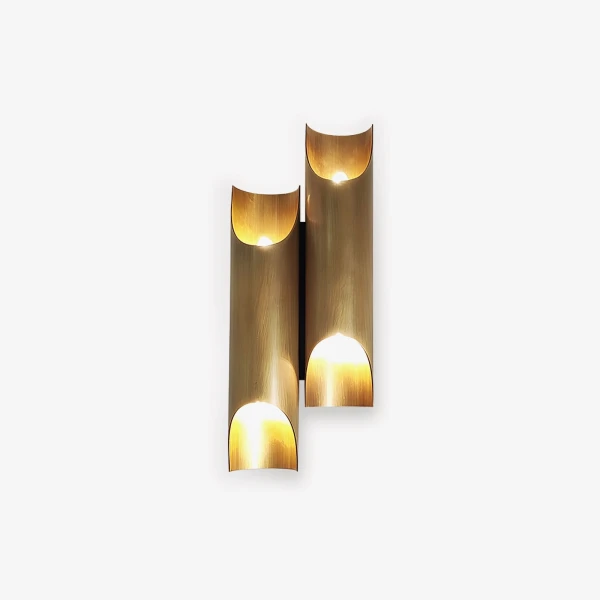 Настенный светильник Callahan Brass — бра, цвет латунь, стиль модерн