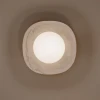 Настенный светильник Carrara Cusp — бра, цвет черный і белый, из материала метал, мармур, стиль модерн