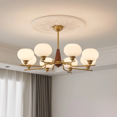 Люстра Celeste Sphere Walnut