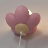 Підвісний світильник «Квітуча вишня» — колір білий і рожевий, з матеріалу метал, смола, стиль модерн