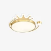Стельовий світильник Crown — колір латунь, з матеріалу акрил, стиль модерн