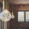 Светодиодный подвесной светильник Crystal Bulb — цвет латунь і прозрачный, из материала скло, стиль модерн