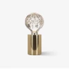 Настольная лампа Crystal Bulb — из материала латунь, скло, стиль модерн