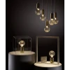 Настольная лампа Crystal Bulb — из материала латунь, скло, стиль модерн