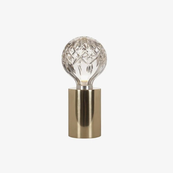 Настольная лампа Crystal Bulb — из материала латунь, скло, стиль модерн