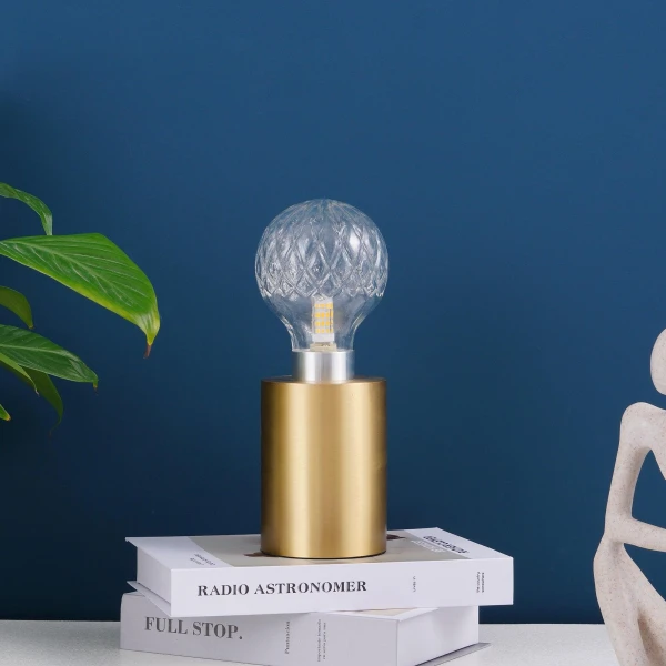 Настольная лампа Crystal Bulb — из материала латунь, скло, стиль модерн