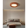 Стельова лампа Deco — колір білий і бежевий, з матеріалу смола, акрил, стиль вабі-сабі