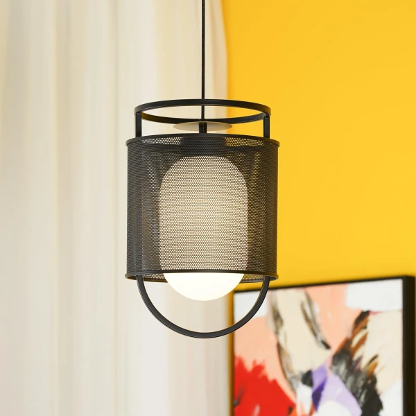 Підвісна лампа Denglong T — підвісний світильник, колір чорний, стиль модерн