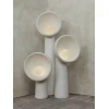 Підлоговий світильник Echo Sculptural — торшери, колір білий, з матеріалу метал, смола, стиль сучасний