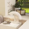 Настільна лампа Elios Marble — колір білий, з матеріалу метал, мармур, стиль модерн