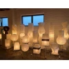 Підлогова лампа Ellipsa Rice Paper Lantern — торшери, колір білий, з матеріалу рисовий папір, метал, стиль сучасний