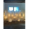 Підлогова лампа Ellipsa Rice Paper Lantern — торшери, колір білий, з матеріалу рисовий папір, метал, стиль сучасний