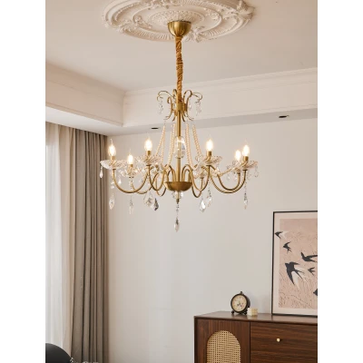 Люстра Evaria Crystal Pearl