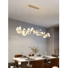 Люстра Gingko T — цвет золото і белый, стиль модерн