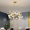 Люстра Gingko T — цвет золото і белый, стиль модерн