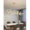 Люстра Gingko T — цвет золото і белый, стиль модерн