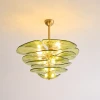 Люстра Petals Gold Murano — цвет розовый і золото, из материала метал, скло, стиль современный