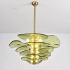 Люстра Petals Gold Murano — цвет розовый і золото, из материала метал, скло, стиль современный