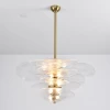 Люстра Petals Gold Murano — цвет розовый і золото, из материала метал, скло, стиль современный