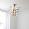 Люстра Petals Gold Murano — цвет розовый і золото, из материала метал, скло, стиль современный