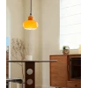 Підвісний світильник Gradient Glass Coil — колір зелений і помаранчевий, з матеріалу метал, скло, стиль модерн