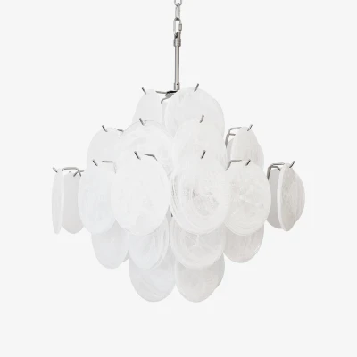 Люстра Isadora Murano White Disc