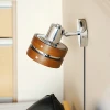 Настенный светильник Karry Plug-in — бра, цвет ореха і хром, из материала метал, горіхове дерево, стиль модерн