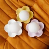 Настенный светильник La Fleur — бра, цвет белый і розовый, из материала смола, скло, стиль модерн