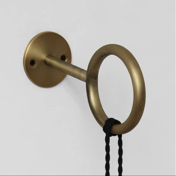 Настінний світильник Loop Minimalist — бра, колір мідь, з матеріалу метал, скло, стиль мінімалізм