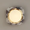 Настенный светильник Lunar Marble — бра, цвет белый, из материала метал, мармур, стиль модерн
