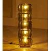 Торшер Lush Glass Tower — торшери, колір зелений і золото, з матеріалу  метал, скло, стиль сучасний