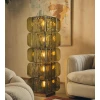 Торшер Lush Glass Tower — торшери, колір зелений і золото, з матеріалу  метал, скло, стиль сучасний