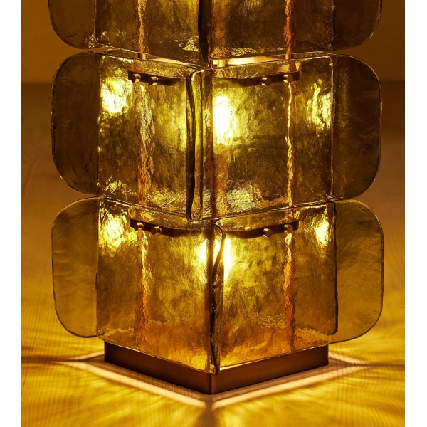 Торшер Lush Glass Tower — торшери, колір зелений і золото, з матеріалу  метал, скло, стиль сучасний