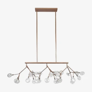 Подвесной светильник Svitlyk 918LP264-27 золото-розовая